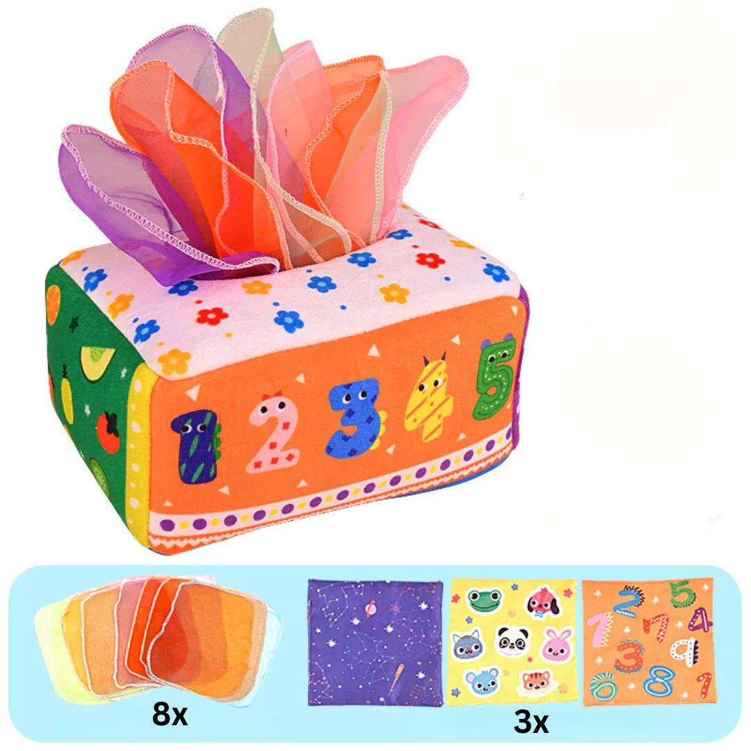Montessori Taschentuchbox aus Holz