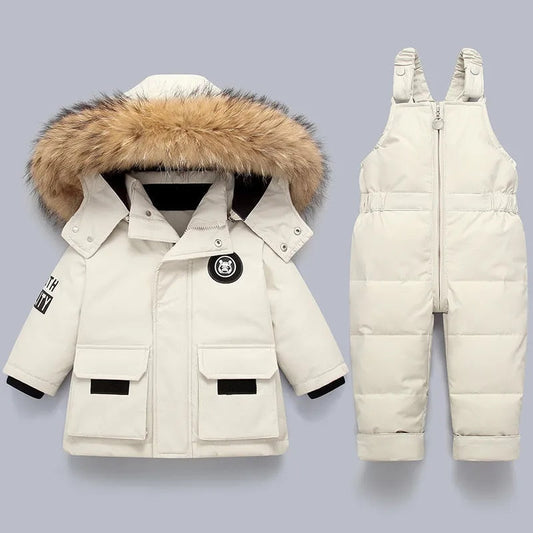 Kuschelige Warme Kinderjacke und Overall – Perfekter Schutz für kalte Tage