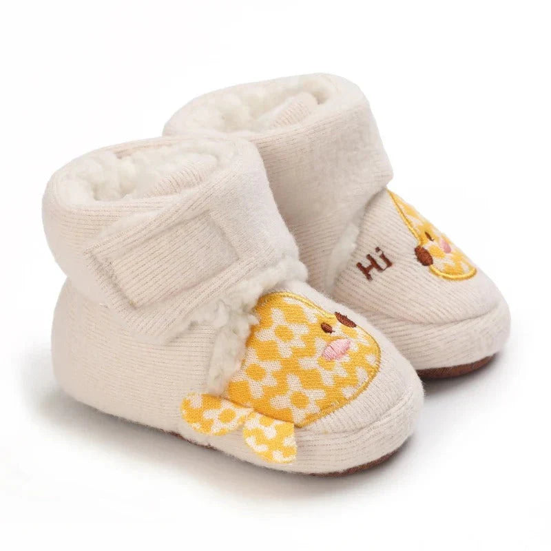 Warme Babyschuhe im süßen Tier-Design – Kuschelig und sicher