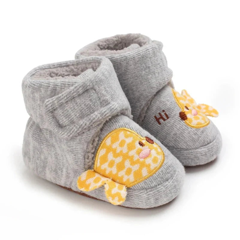 Warme Babyschuhe im süßen Tier-Design – Kuschelig und sicher