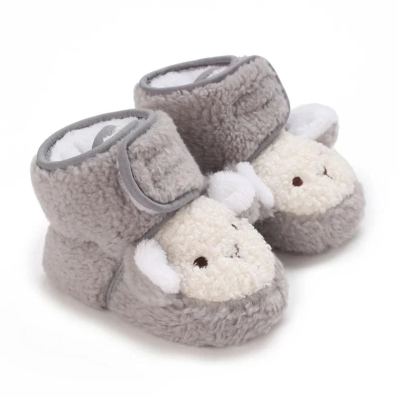 Warme Babyschuhe im süßen Tier-Design – Kuschelig und sicher