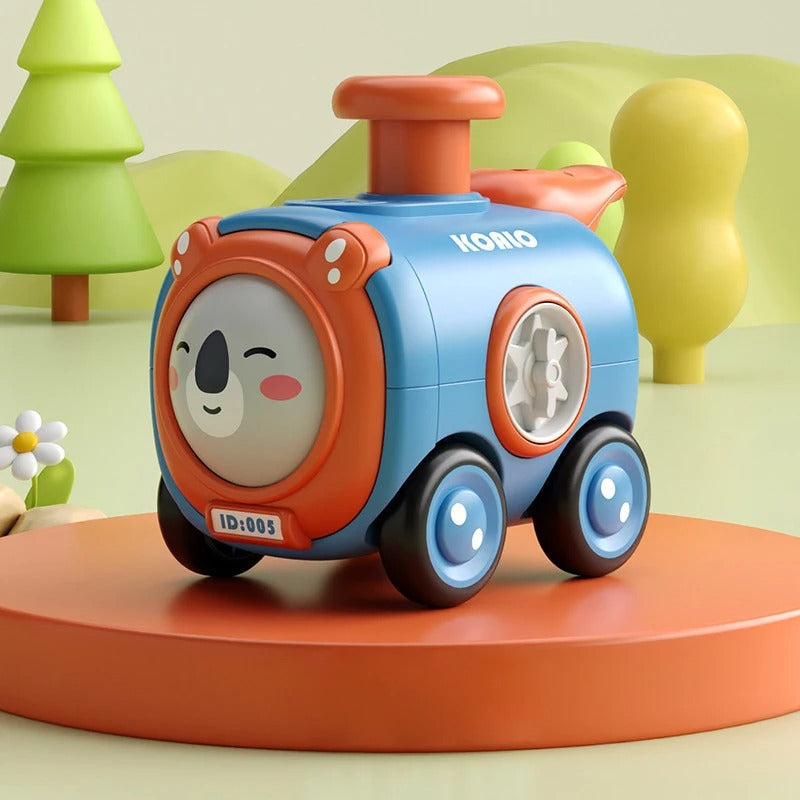 Spaßige Eisenbahn mit Pfeifgeräuschen – Interaktives Spielzeug für Kinder