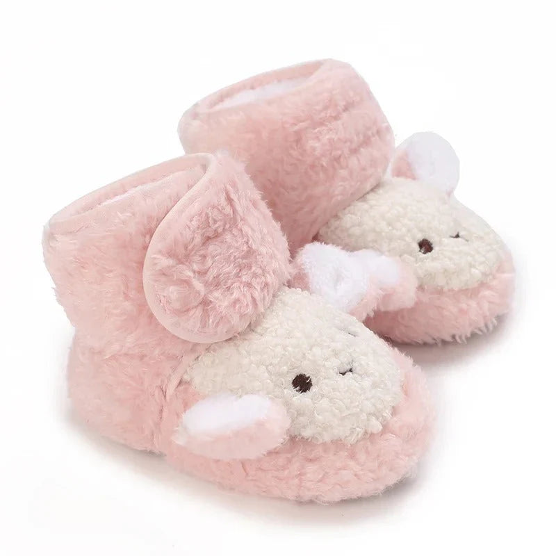 Warme Babyschuhe im süßen Tier-Design – Kuschelig und sicher