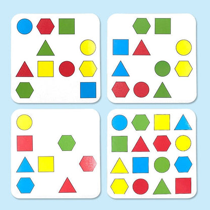 Montessori Formensortierspiel für Kinder – Lernspielzeug zur Förderung der Feinmotorik