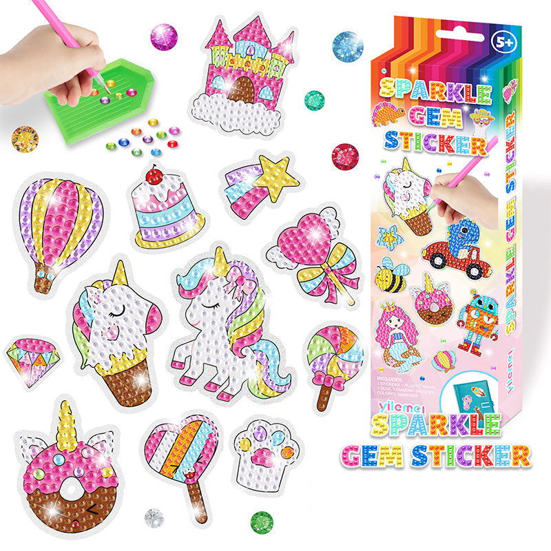Kreatives Diamant-Mosaik Sticker-Set für Erwachsene und Kinder