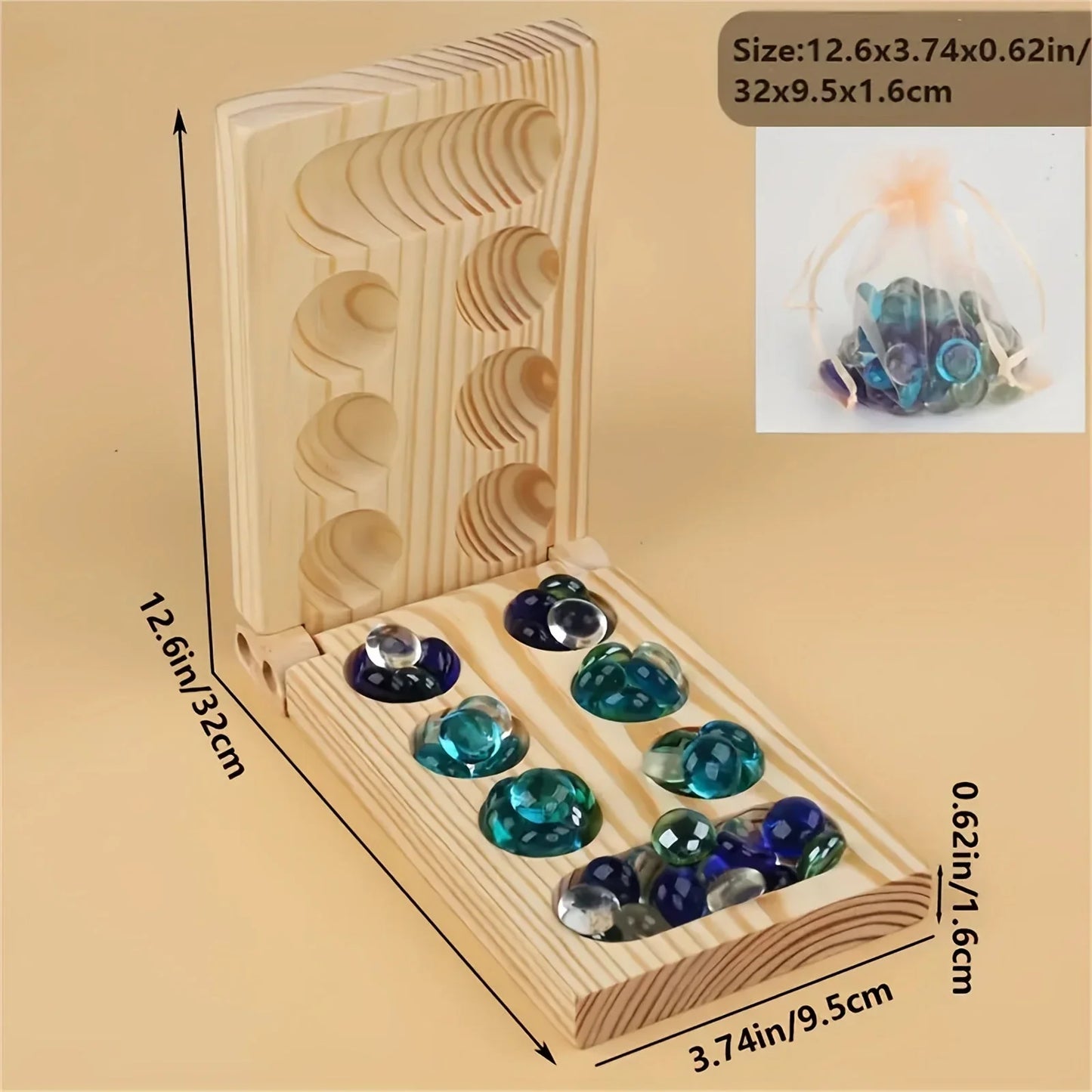 Mancala Meister Brettspiel – Klassisches Strategiespiel für die ganze Familie