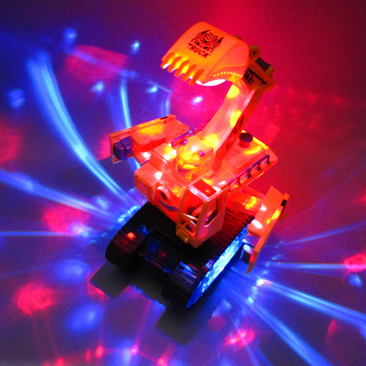 Leuchtender Transformierbarer Disco-Bagger für Kinder