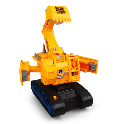 Leuchtender Transformierbarer Disco-Bagger für Kinder