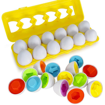Buntes Lern-Eier-Set für Kinder