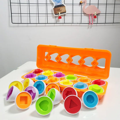 Buntes Lern-Eier-Set für Kinder