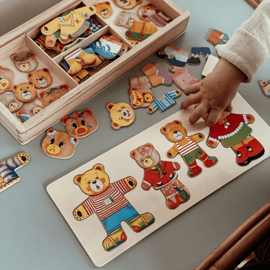 Klassisches Holz-Würfelspiel für die ganze Familie