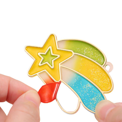 Kreative Kristallmalerei für Kinder