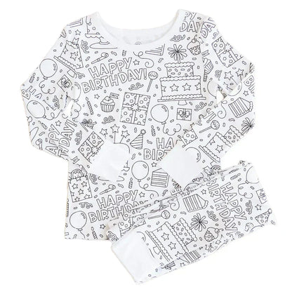 DIY Kinder Pyjama zum Ausmalen – Kreativer Spaß für Kinder