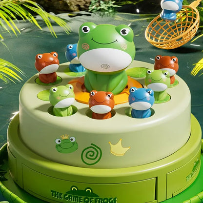 Spaßiger Frosch-Jagd – Musik- und Fangspiel für Kinder