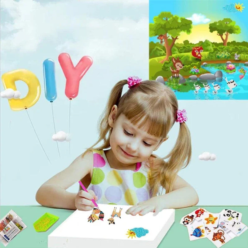 Kreatives Diamant-Mosaik Sticker-Set für Erwachsene und Kinder