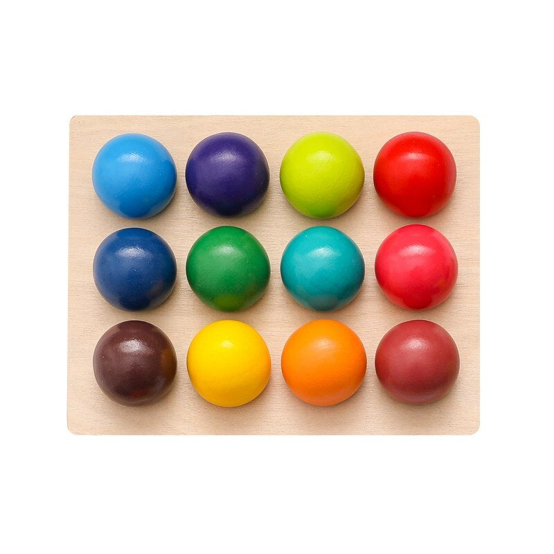Farbenkugel Sortierspiel – Pädagogisches Lernspiel für Kinder