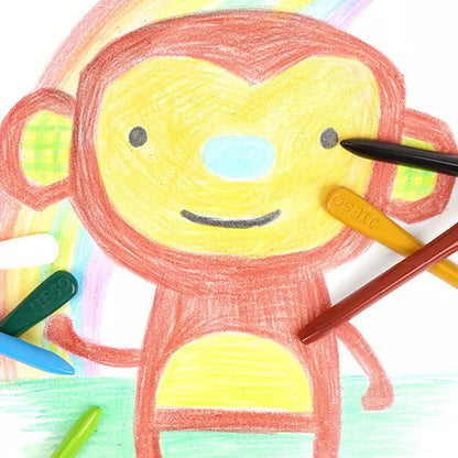 Umweltfreundliche Bunte Wachsmalstifte für Kinder