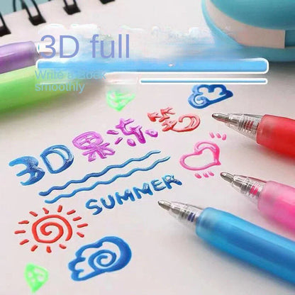 Buntes Gelstift-Set für kreative 3D-Malerei und Kunstprojekte