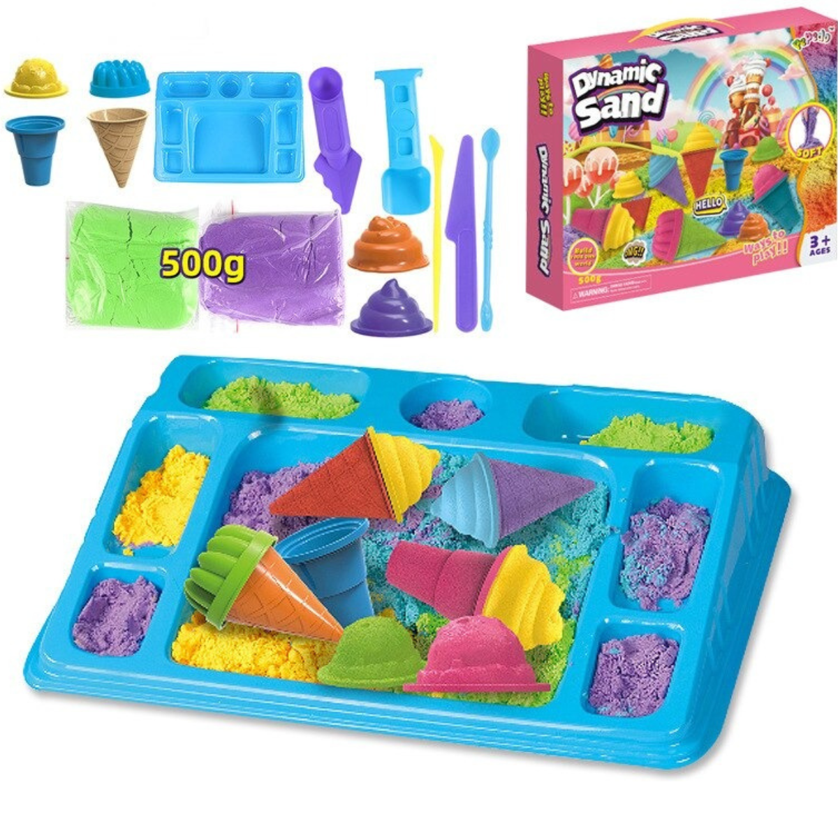Sensorischer Kinetischer Sand-Bausatz für Kinder