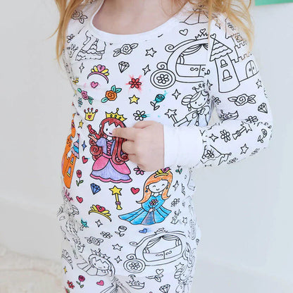 DIY Kinder Pyjama zum Ausmalen – Kreativer Spaß für Kinder