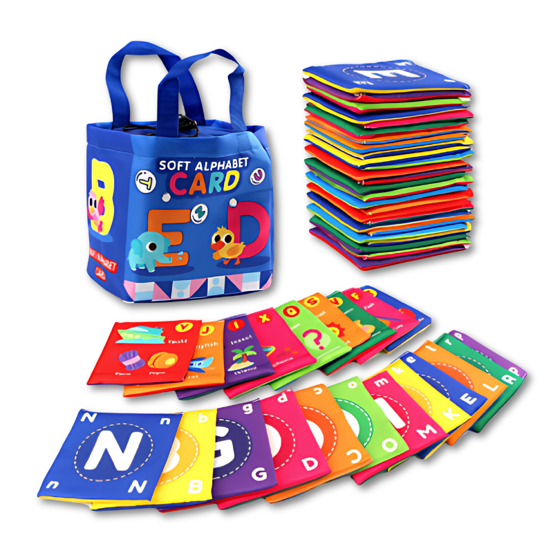 Kreative Bunte Buchstaben-Karten für Kleinkinder – Lernen mit Spaß