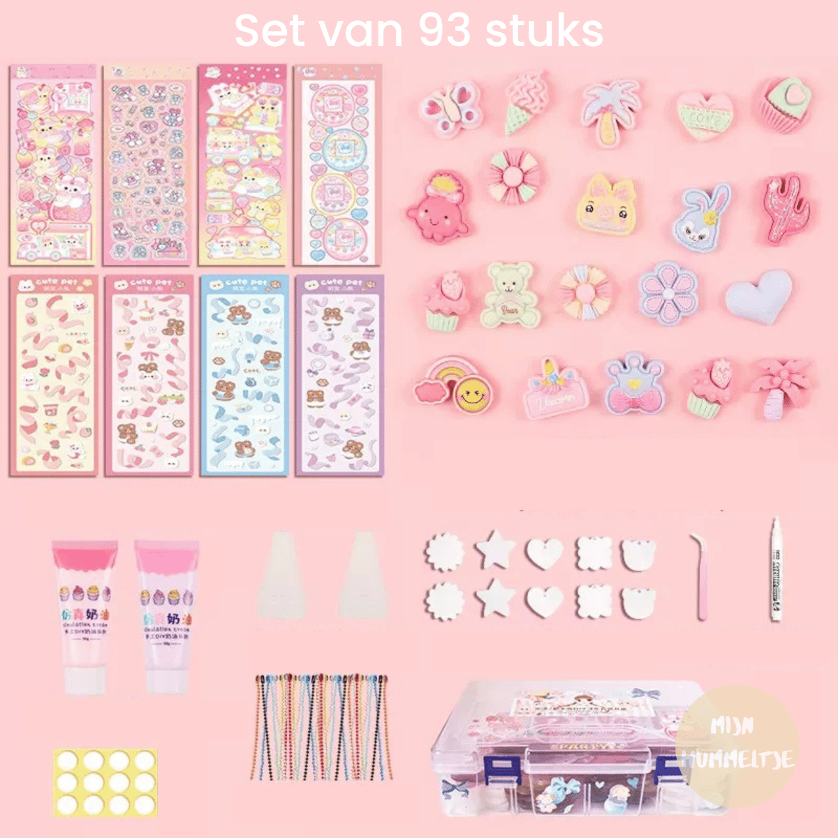 Kreatives 3D Sticker Bastelset für individuelle Designs