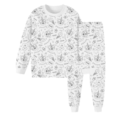 DIY Kinder Pyjama zum Ausmalen – Kreativer Spaß für Kinder
