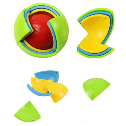 Buntes 3D Puzzle Ballenspiel – Kreativitäts- und Problemlösungsförderung für Kinder