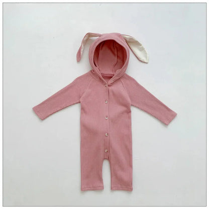 Kuscheliger Hasen-Strampler – Baby-Overall mit süßen Ohren