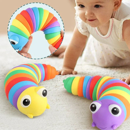 Lernspielzeug in Form einer Raupe für Kinder
