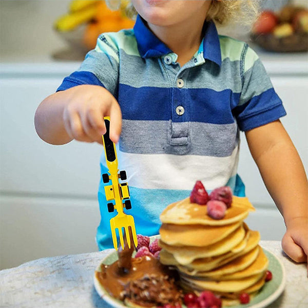 Bulldozer Kindergeschirr Set – Für kleine Bauherren