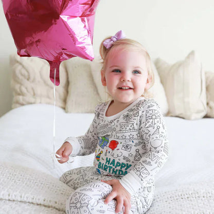 DIY Kinder Pyjama zum Ausmalen – Kreativer Spaß für Kinder