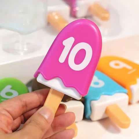 Lernspielzeug Eiscreme-Set – Zählen und Spielen mit Spaß