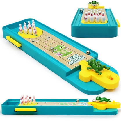 Mini-Frosch-Bowling – Spielerisches Geschick für die ganze Familie