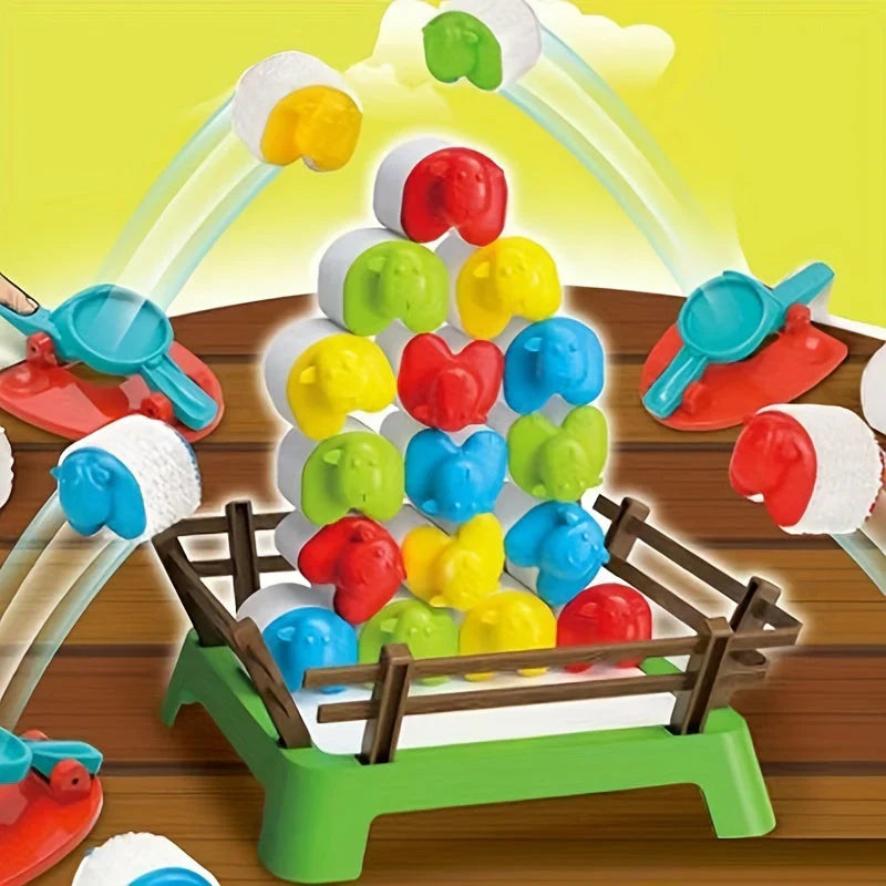 Hüpfende Schafe Brettspiel – Spaßiges und unterhaltsames Spiel für die ganze Familie