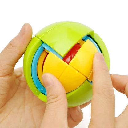 Buntes 3D Puzzle Ballenspiel – Kreativitäts- und Problemlösungsförderung für Kinder