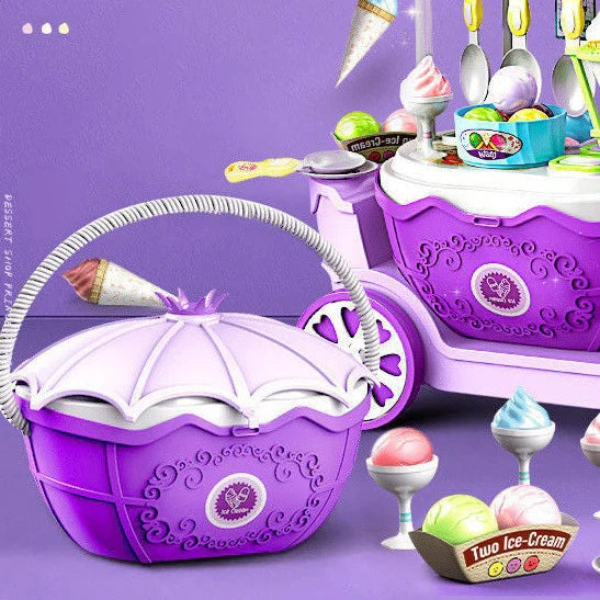 Süßer Spielspaß – Eiswagen für Kinder mit Zubehör