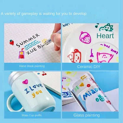 Buntes Gelstift-Set für kreative 3D-Malerei und Kunstprojekte