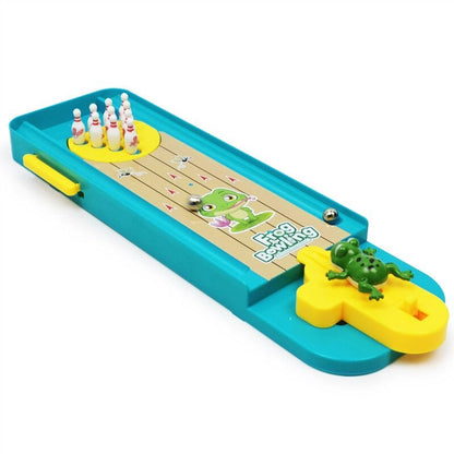 Mini-Frosch-Bowling – Spielerisches Geschick für die ganze Familie