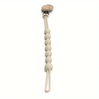 Bärchen Schnullerkette mit Sicherheitsclip für Babys