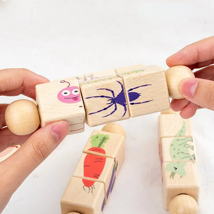 Entdecker-Spaß – Interaktives Holzpuzzle für Kinder