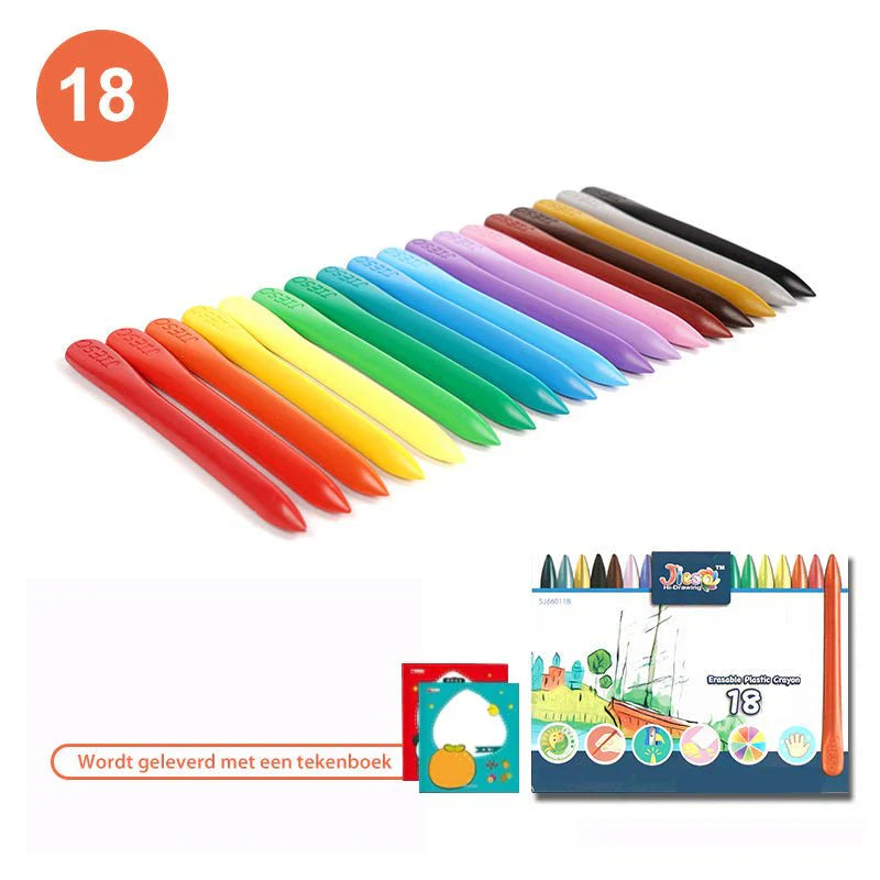 Umweltfreundliche Bunte Wachsmalstifte für Kinder