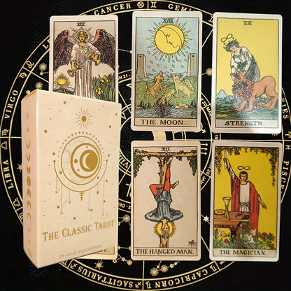 Authentisches Tarotkarten-Set – 78 Karten für spirituelle Einsichten und Selbstreflexion