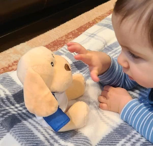 Hüpfender Tanz-Welpen-Plüsch für Kinder