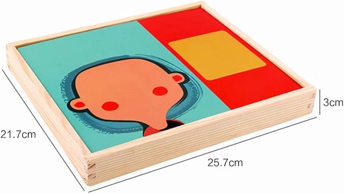 Kreatives Magnetpuzzle – Gestalte lustige Gesichter und mehr