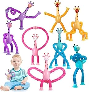 Flexibler Giraffen-Spielspaß für Kinder