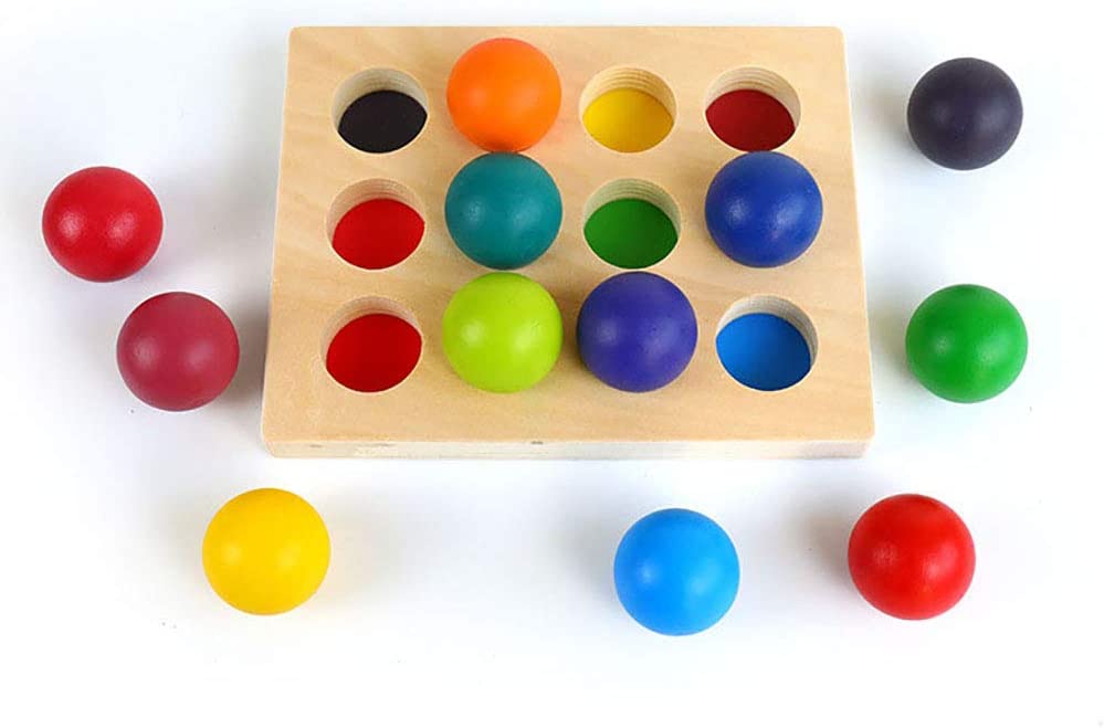 Farbenkugel Sortierspiel – Pädagogisches Lernspiel für Kinder