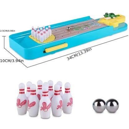 Mini-Frosch-Bowling – Spielerisches Geschick für die ganze Familie
