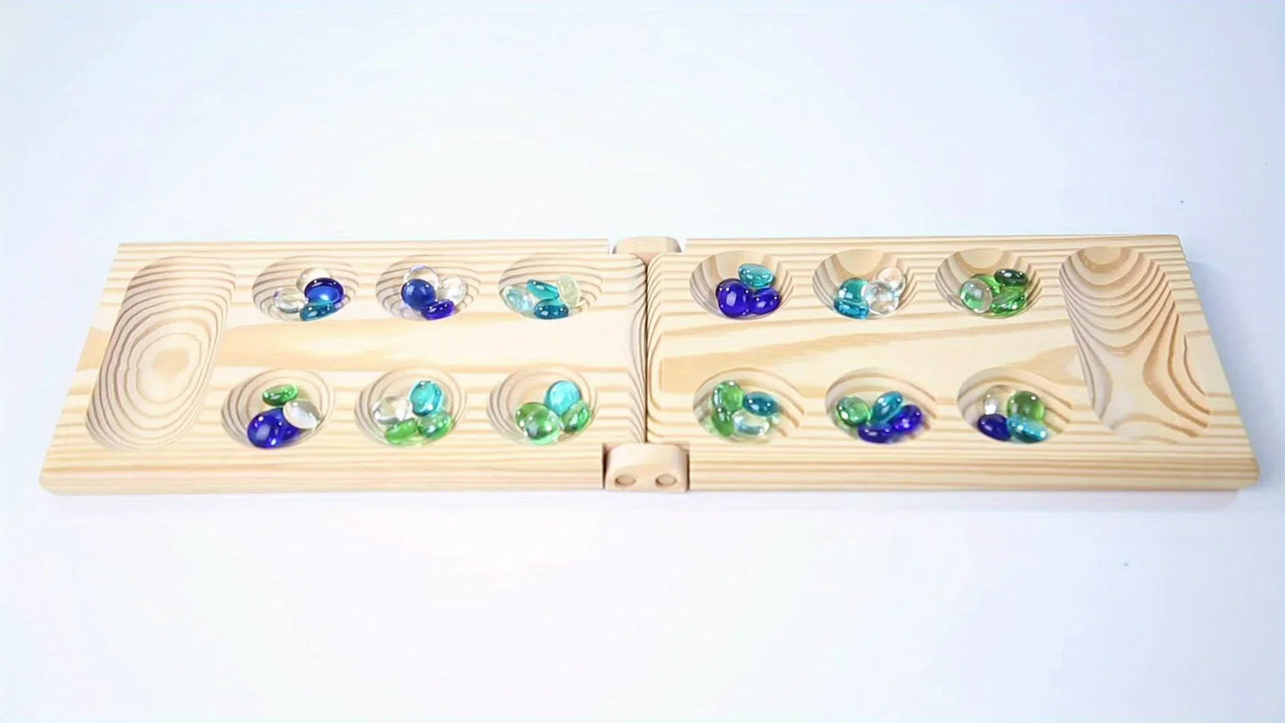 Mancala Meister Brettspiel – Klassisches Strategiespiel für die ganze Familie