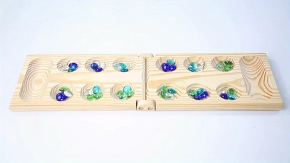 Mancala Meister Brettspiel – Klassisches Strategiespiel für die ganze Familie